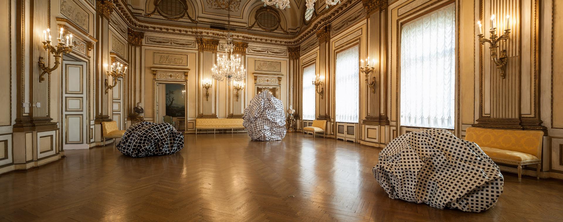 Esther Stocker_Geometries_2016_Photo Rudolf Strobl_Courtesy Marcello Farabegoli Projects