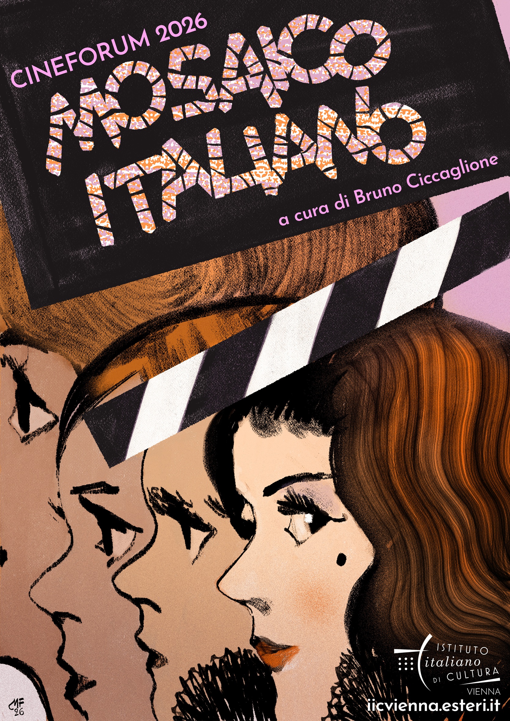 Manifesto Cineforum 2026. Mosaico Italiano_medium