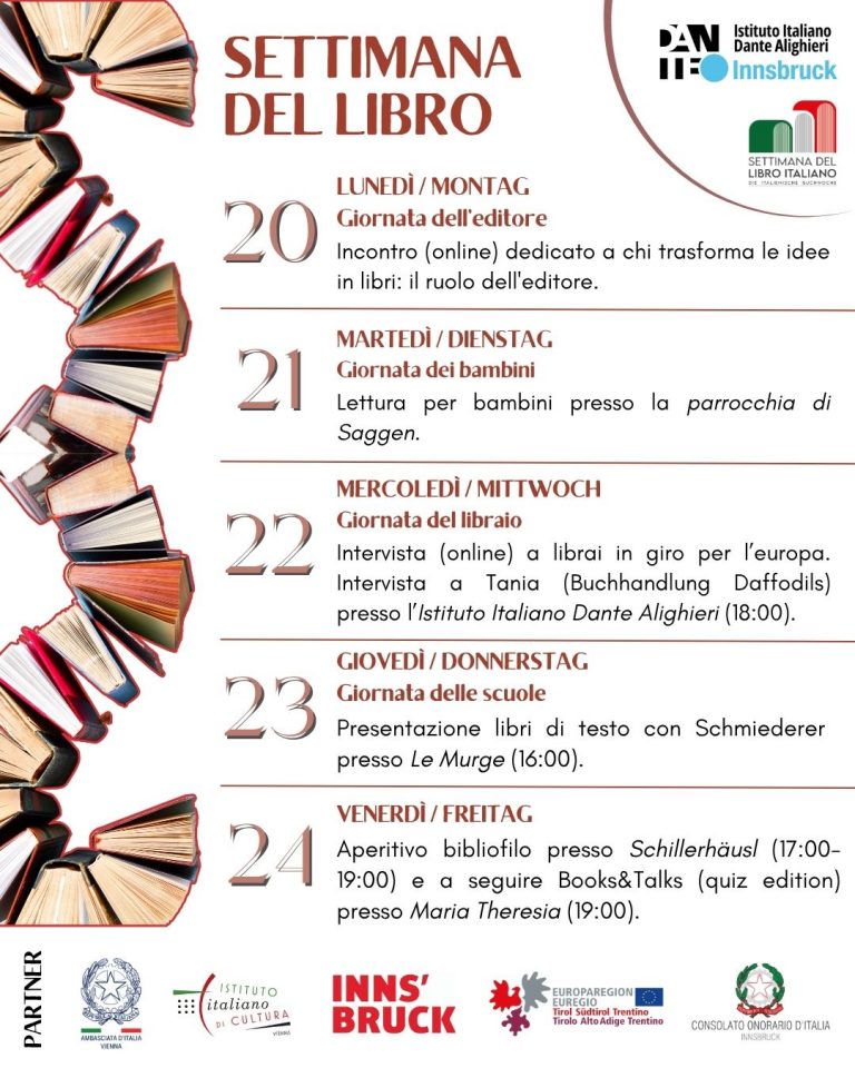 Programma Settimana del Libro 6° Edizione